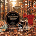 Hunting Buddy Baby Reveal Digital Editable Template, Gender Neutral Canva Template