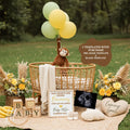 Our Hearts are Going Bananas, Monkey Digital Pregnancy Announcement, Customizable Canva Editable Template, Instant Download Gender Neutral Baby Reveal - TailoredTreasuresDigitalDesigns™