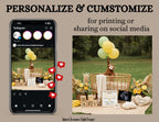 Our Hearts are Going Bananas, Monkey Digital Pregnancy Announcement, Customizable Canva Editable Template, Instant Download Gender Neutral Baby Reveal - TailoredTreasuresDigitalDesigns™