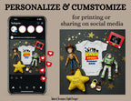 Digital Pregnancy Announcement, Baby Story, Customizable Toy Story Themed, Personalized Editable Template TailoredTreasuresDigitalDesigns™