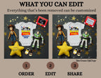 Digital Pregnancy Announcement, Baby Story, Customizable Toy Story Themed, Personalized Editable Template TailoredTreasuresDigitalDesigns™