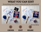 Baseball Cubs Digital Pregnancy Announcement, MLB Chicago Cubs, Canva Downloadable Editable Template, Social Media Reveal TailoredTreasuresDigitalDesigns™