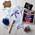 Baseball Cubs Digital Pregnancy Announcement, MLB Chicago Cubs, Canva Downloadable Editable Template, Social Media Reveal TailoredTreasuresDigitalDesigns™
