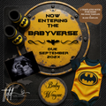 Batman Superhero Baby Reveal Digital Editable Template, Canva Instant Download, Gender Neutral Social Media Pregnancy Announcement