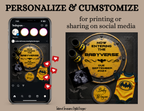 Batman Superhero Baby Reveal Digital Editable Template, Canva Instant Download, Gender Neutral Social Media Pregnancy Announcement
