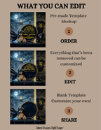 Batman Gotham City Baby Reveal Template, Editable Canva Gender Neutral Social Media Pregnancy Announcement