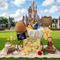 Beauty and the Beast Pregnancy Announcement Editable Canva Template TailoredTreasuresDigitalDesigns™