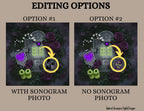 Digital Spooky Pregnancy Announcement, Baby Due, Customizable Beetlejuice Themed, Personalized Editable Template TailoredTreasuresDigitalDesigns™