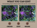Digital Spooky Pregnancy Announcement, Something Strange & Unusual, Customizable Beetlejuice Themed, Personalized Editable Template TailoredTreasuresDigitalDesigns™