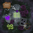 Digital Spooky Pregnancy Announcement, Baby Due, Customizable Beetlejuice Themed, Personalized Editable Template TailoredTreasuresDigitalDesigns™