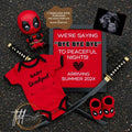 Digital Deadpool Bye Bye Bye Pregnancy Announcement, Customizable Superhero Themed, Personalized Editable Template TailoredTreasuresDigitalDesigns™