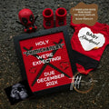 Digital Deadpool Chimichangas Pregnancy Announcement, Customizable Superhero Themed, Personalized Editable Template TailoredTreasuresDigitalDesigns™