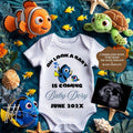 Finding Dory Baby Reveal Digital Editable Template, Disney Cute Canva Instant Download