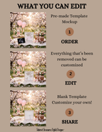 Easter Buddy Is Hopping Our Way Baby Boy Pregnancy Announcement | Digital Canva Template | Blue Spring Baby Reveal | Instant Download (Copy) TailoredTreasuresDigitalDesigns™