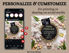 Spring Bunny Baby Reveal Digital Editable Template, Easter Canva Instant Download TailoredTreasuresDigitalDesigns™