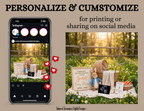 Somebunny Has Been Keeping A Secret, Easter Digital Pregnancy Announcement, Gender Neutral, Customizable Spring Themed, Canva Instant Download Editable Template TailoredTreasuresDigitalDesigns™