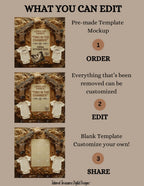 Digital Pregnancy Announcement, Two in the Chamber, Customizable Twins Glock Themed, Personalized Editable Template TailoredTreasuresDigitalDesigns™