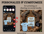 One in the Chamber Boy Pregnancy Announcement – Glock Gun Canva Template | Instant Digital Download TailoredTreasuresDigitalDesigns™