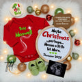 Digital Christmas Pregnancy Announcement, Maybe Christmas Baby, Customizable Grinch Themed, Personalized Editable Template TailoredTreasuresDigitalDesigns™