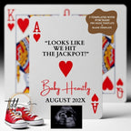 Playing Card Pregnancy Announcement, Poker Card for Grandparent Baby Announcement, Novelty Baby Announcement Gift, Baby Reveal Card TailoredTreasuresDigitalDesigns™