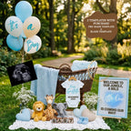 Jungle Animal Boy Baby Reveal Digital Editable Template, Instant Download Canva Template TailoredTreasuresDigitalDesigns™