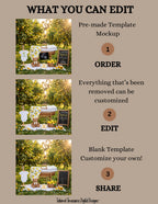 Our Main Squeeze Is On The Way – Lemon Digital Download Pregnancy Announcement | Fully Editable Canva TemplateTailoredTreasuresDigitalDesigns™