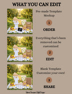 Life is About to Get a Whole Lot Sweeter – Lemon Pregnancy Announcement Template, Editable Canva Digital Download TailoredTreasuresDigitalDesigns™
