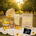 Life is About to Get A Whole Lot Sweeter, Spring Lemons Digital Pregnancy Announcement, Customizable Editable Template TailoredTreasuresDigitalDesigns™