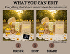 Life is About to Get A Whole Lot Sweeter, Spring Lemons Digital Pregnancy Announcement, Customizable Editable Template TailoredTreasuresDigitalDesigns™