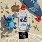 Digital Pregnancy Announcement, Ohana Means Family & Ours is Growing, Customizable Lilo & Stitch Themed, Personalized Editable Template TailoredTreasuresDigitalDesigns™