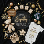 New Years Great Year Baby Reveal Digital Editable Template, Gender Neutral Canva Template TailoredTreasuresDigitalDesigns™