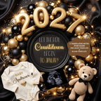New Years Real Countdown Baby Reveal Digital Editable Template, Gender Neutral Canva Template TailoredTreasuresDigitalDesigns™