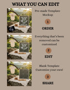 Our Next Great Adventure Digital Pregnancy Announcement, Gender Neutral Customizable Hiking Editable Template - TailoredTreasuresDigitalDesigns™