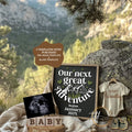Digital Mountain Pregnancy Announcement, Our Next Adventure, Customizable Hiking Themed, Personalized Editable Template TailoredTreasuresDigitalDesigns™