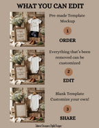 Oops We Did It Again!, Digital Pregnancy Announcement, Gender Neutral, Customizable Boho Themed, Canva Instant Download Editable Template - TailoredTreasuresDigitalDesigns™