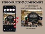 A New Duckling is Coming, Hunting Digital Pregnancy Announcement, Gender Neutral Customizable Editable Template - TailoredTreasuresDigitalDesigns™