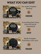 A New Duckling is Coming, Hunting Digital Pregnancy Announcement, Gender Neutral Customizable Editable Template - TailoredTreasuresDigitalDesigns™