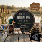Duck Hunting Baby Announcement Template – Editable Canva, Gender Neutral Digital Download