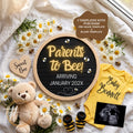Parents to Bee! Honey Bee Pregnancy Announcement Template | Fully Editable Digital Download TailoredTreasuresDigitalDesigns™