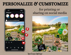St. Patrick's Day Pregnancy Announcement Template | Our Little Lucky Charm | Editable Canva Digital Download TailoredTreasuresDigitalDesigns™