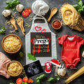 Digital Cooking Pregnancy Announcement, We're Prego, Customizable Italian Themed, Personalized Editable Template TailoredTreasuresDigitalDesigns™