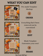 Our Family is Getting a Little More Pumpkin Spice, Fall Pumpkin Digital Pregnancy Announcement, Autumn Instant Download Editable Template TrendyCustomApparel™