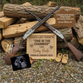 Hunting Rifle Digital Pregnancy Announcement, One in the Chamber, Canva Downloadable Editable Social Media Template TailoredTreasuresDigitalDesigns™