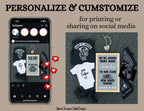 Digital Pregnancy Announcement, Harley Davidson, Motorcycle Customizable Sons of Anarchy Themed, Personalized Editable Template TailoredTreasuresDigitalDesigns™