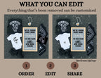 Digital Pregnancy Announcement, Harley Davidson, Motorcycle Customizable Sons of Anarchy Themed, Personalized Editable Template TailoredTreasuresDigitalDesigns™
