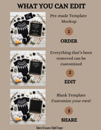 Schitt's Creek Pregnancy Announcement Template | Oh Schitt We're Having a Bébé | Moira Rose Inspired | Canva Digital Download TailoredTreasuresDigitalDesigns™