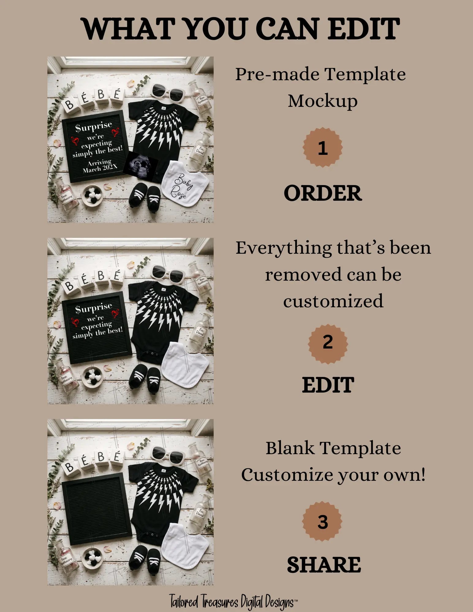 Schitt's Creek Pregnancy Announcement Template | Surprise Bebe | David Rose Inspired Digital Download TailoredTreasuresDigitalDesigns™