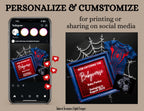 Now Entering the Babyverse, Spiderman Digital Pregnancy Announcement, Gender Neutral, Customizable Superhero Canva Instant Download Editable Template TailoredTreasuresDigitalDesigns™