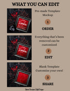 Spiderman Superhero Pregnancy Announcement Template | Fully Editable Canva Digital Download TailoredTreasuresDigitalDesigns™