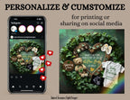 Digital St Patrick's Pregnancy Announcement, A New Baby To Hold, Customizable March Themed, Personalized Editable Template TailoredTreasuresDigitalDesigns™
